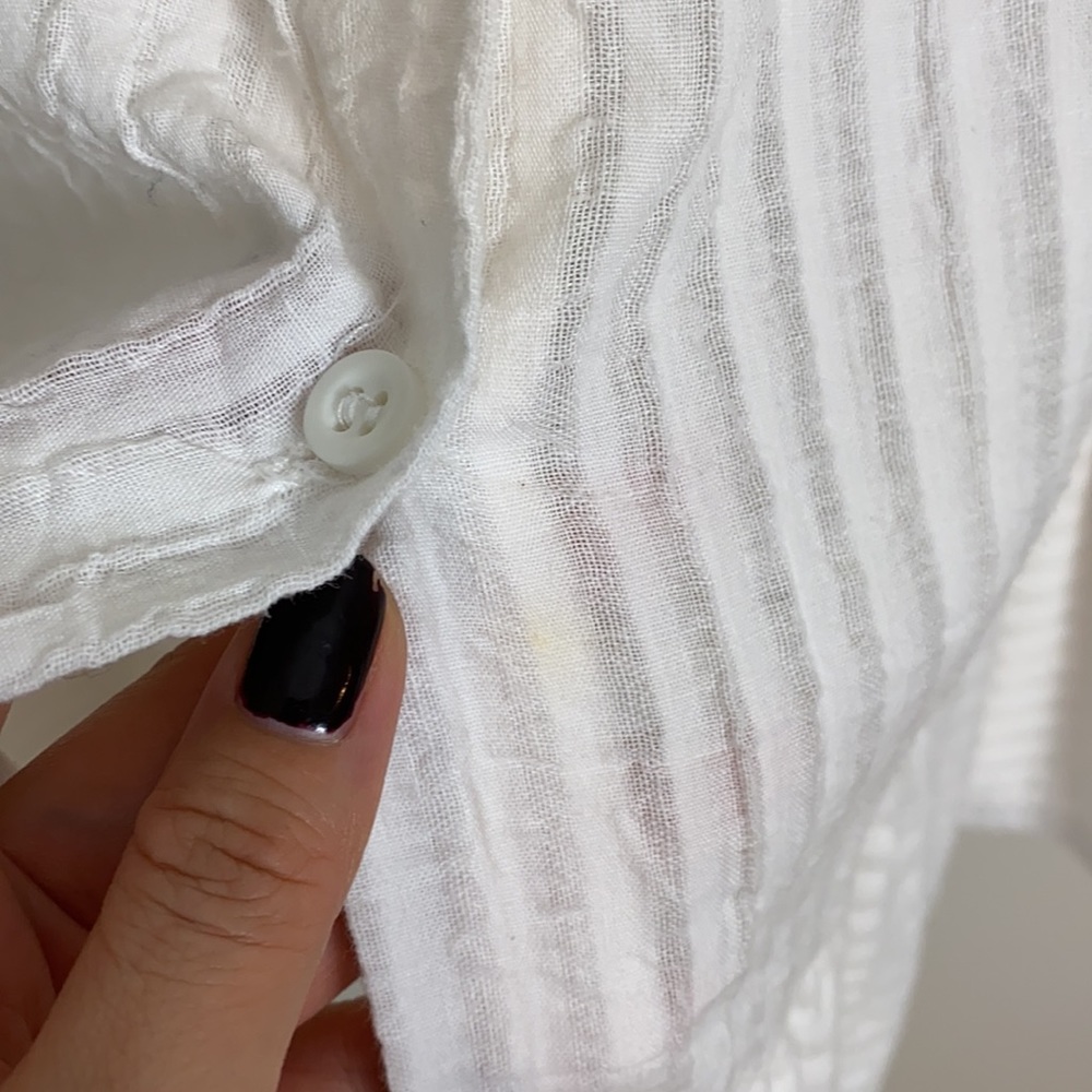 Vintage Willow Creek White Prairie Mini Shirt Dress - Picture 5 of 6
